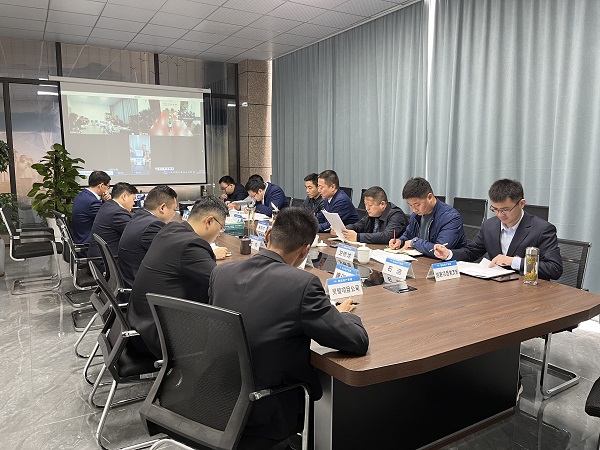 杨蔚峰督导徽盐地产集团泗县项目党支部2021年度组织生涯会