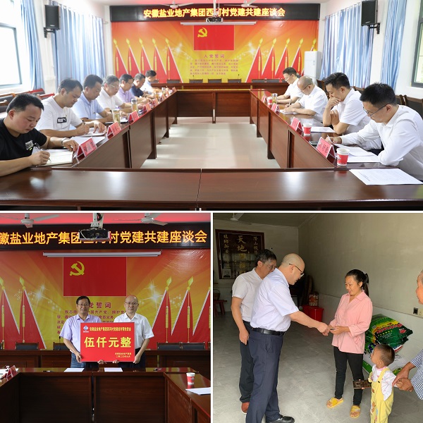 安徽今年会地产集团党委赴西河村开展结对共建帮扶慰问活动